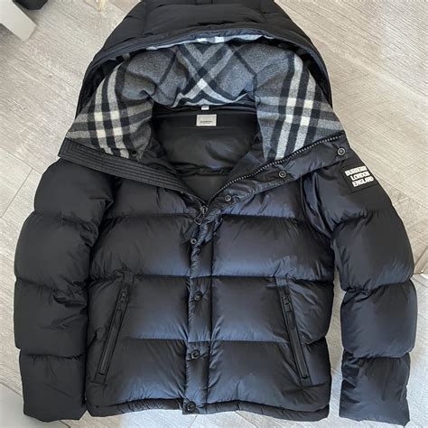 burberry puffer black